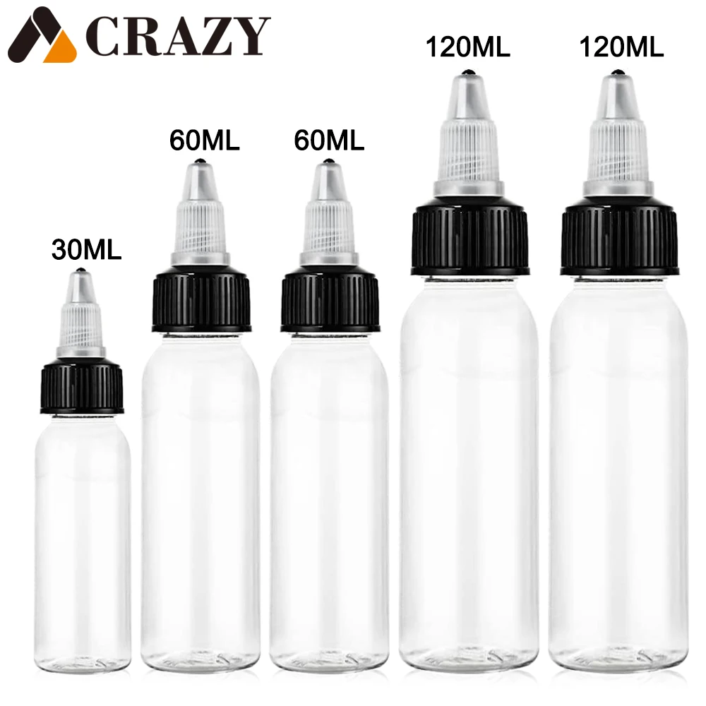 10PCS Tattoo Ink Pigment Bottles 30/60/120ML Plastic Tattoo Airbrush Pigment Bottles Empty Bottle Container For Tattoo Ink
10PCS Tattoo Ink Pigment Bottles 30/60/120ML Plastic Tattoo Airbrush Pigment Bottles Empty Bottle Container For Tattoo Ink