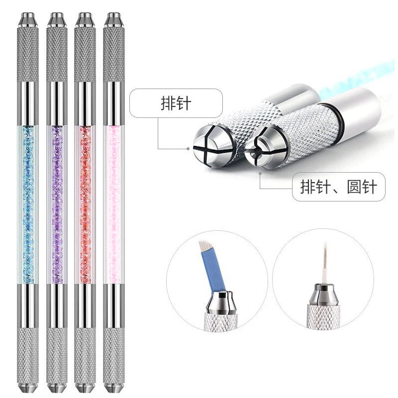Wholesale stainless steel permanent makeup manual tattoo microblading pen Manual Double Crystal Acrylic Tattoo Pen
Wholesale stainless steel permanent makeup manual tattoo microblading pen Manual Double Crystal Acrylic Tattoo Pen