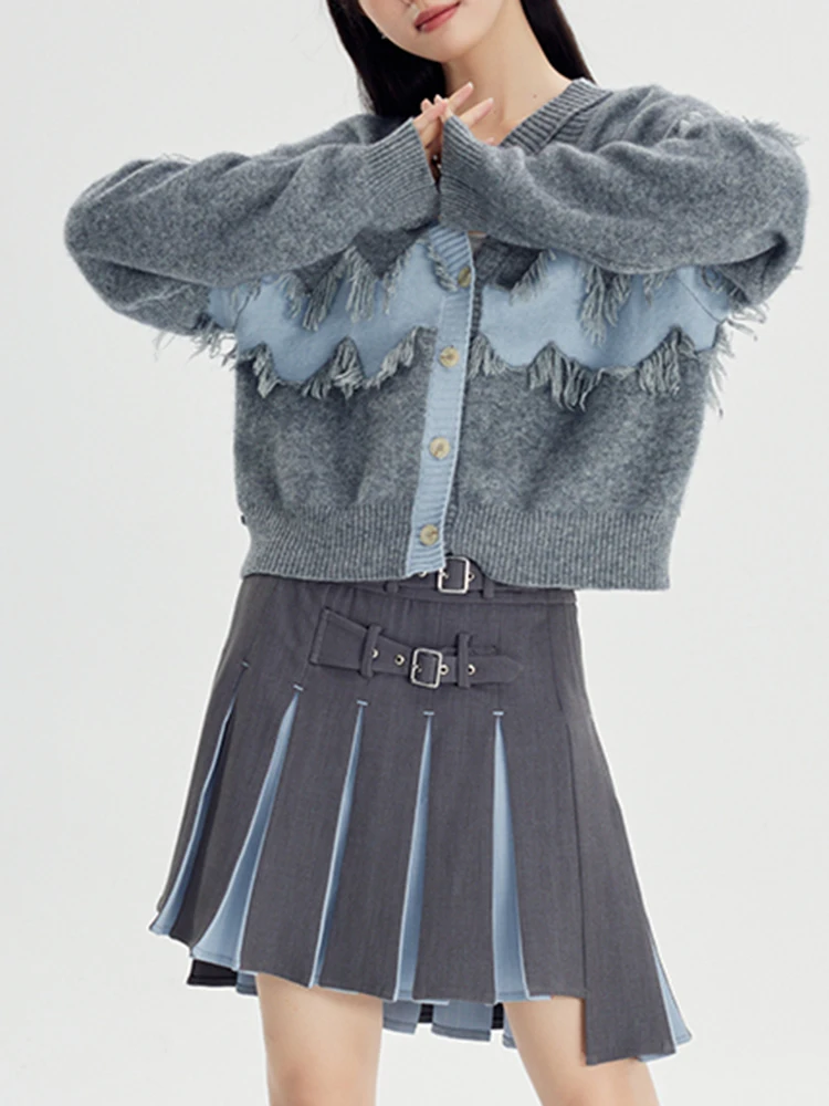 Корейский вязаный кардиган, Женский Повседневный свободный свитер, Женский Осенний джемпер в стиле пэчворк с бахромой, Женский винтажный кардиган в стиле Харадзюку С V-образным вырезом
Корейский вязаный кардиган, Женский Повседневный свободный свитер, Женский Осенний джемпер в стиле пэчворк с бахромой, Женский винтажный кардиган в стиле Харадзюку С V-образным вырезом