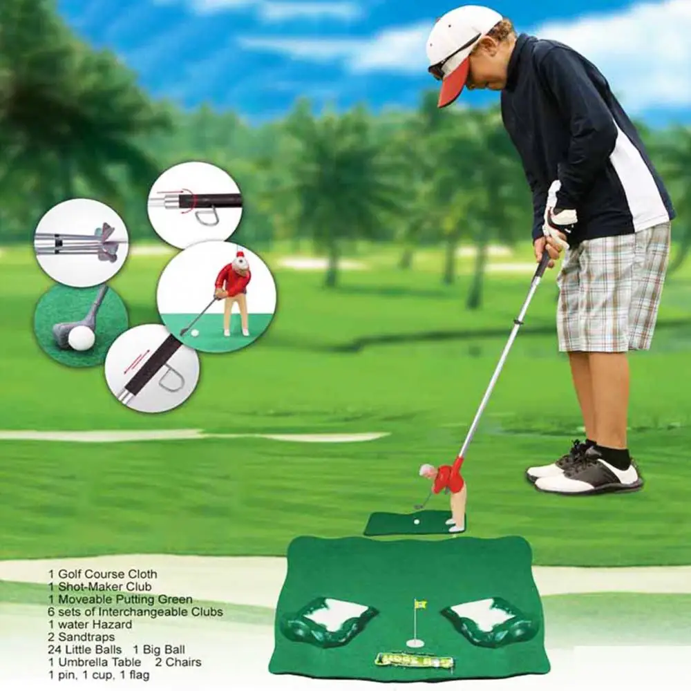 Plastic Toy Educational Mini Golf Club Games Set Children Indoor Parent-child Toy
Plastic Toy Educational Mini Golf Club Games Set Children Indoor Parent-child Toy