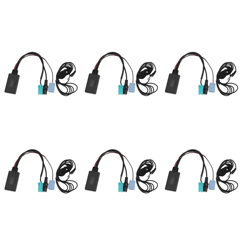 6X Автомобильный Bluetooth 5,0 Aux кабель для микрофона беспроводная гарнитура адаптер для вызова для Renault 2005-2011
6X Автомобильный Bluetooth 5,0 Aux кабель для микрофона беспроводная гарнитура адаптер для вызова для Renault 2005-2011