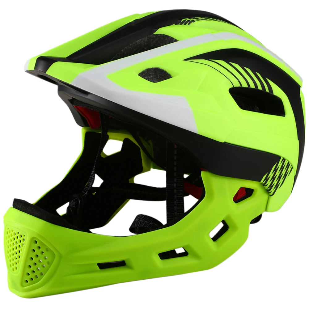 

Детский съемный велосипедный шлем на все лицо, дышащий ультралегкий велосипедный спортивный защитный шлем для велосипеда, скейтборда, скутера