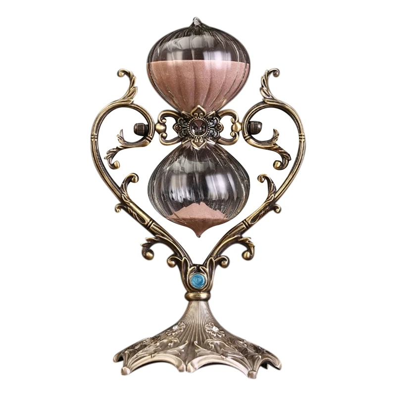 Creative Vintage Time Hourglass Timer Ornaments Brief Retro Living Room Metal Home Decoration Accessories
Creative Vintage Time Hourglass Timer Ornaments Brief Retro Living Room Metal Home Decoration Accessories