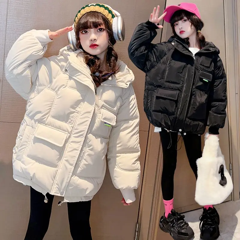 2023 New Kids Zipper Hooded Winter Children Coat for Teenage Girls Fashion Coats Children Thicken Keep Warm Cotton Snowsuit T106
2023 New Kids Zipper Hooded Winter Children Coat for Teenage Girls Fashion Coats Children Thicken Keep Warm Cotton Snowsuit T106