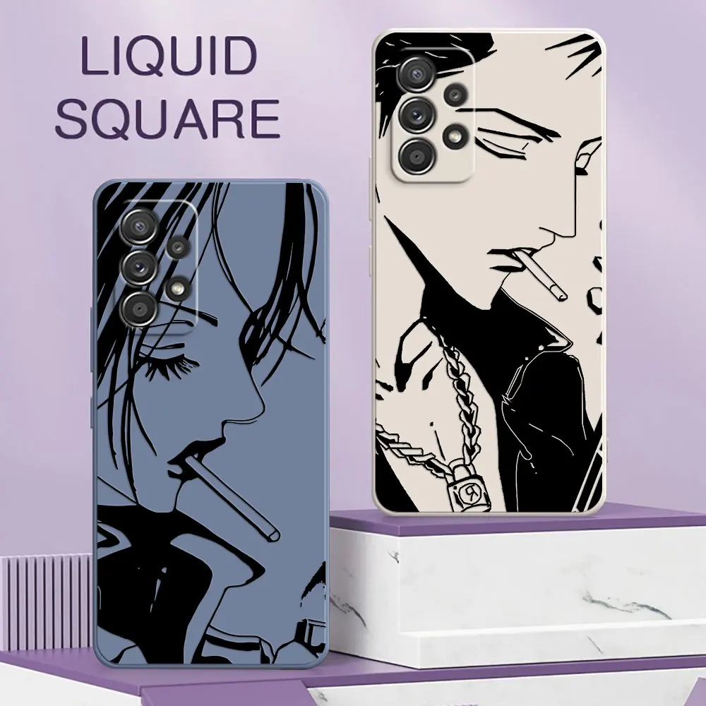 Japanese Anime NANA A56 Case For Samsung Galaxy A55 A54 A53 A36 A35 A34 A52 A72 A32 A51 A26 A56 5G Square Silicone Phone Cover Japanese Anime NANA A56 Case For Samsung Galaxy A55 A54 A53 A36 A35 A34 A52 A72 A32 A51 A26 A56 5G Square Silicone Phone Cover