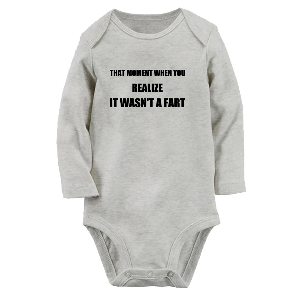 That Moment When you Realize It Wasn't A Fart Cute Baby Rompers Girls Fun Print Bodysuit Long Sleeves Jumpsuit Kids Clothes
That Moment When you Realize It Wasn't A Fart Cute Baby Rompers Girls Fun Print Bodysuit Long Sleeves Jumpsuit Kids Clothes