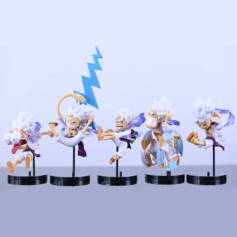 5 Style Q Edition Mini One Piece Anime Cute Nika Luffy Figurine PVC Action Figures Adult Model Toys For Boys
5 Style Q Edition Mini One Piece Anime Cute Nika Luffy Figurine PVC Action Figures Adult Model Toys For Boys