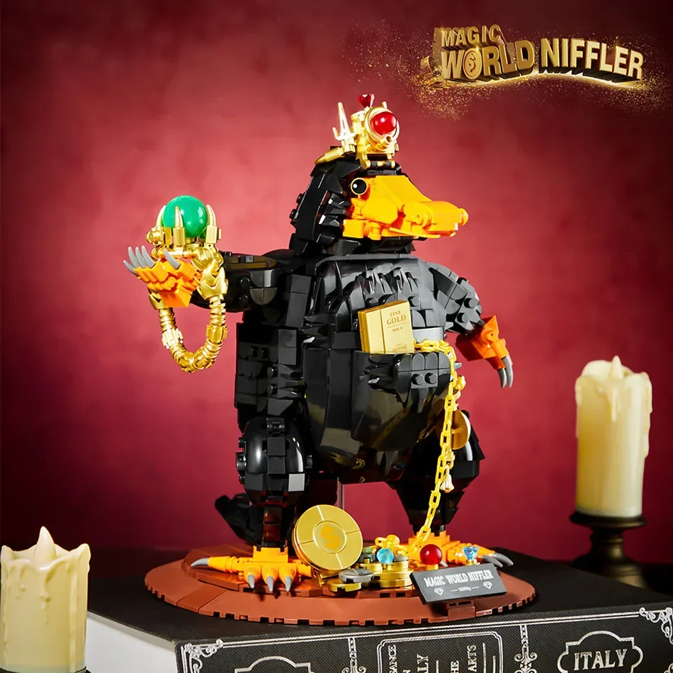 MOC Magic World 1148pcs Niffler Harry Model Building Blocks Set Magical Animal Niffler Figures Bricks Toys For Children Gifts MOC Magic World 1148pcs Niffler Harry Model Building Blocks Set Magical Animal Niffler Figures Bricks Toys For Children Gifts