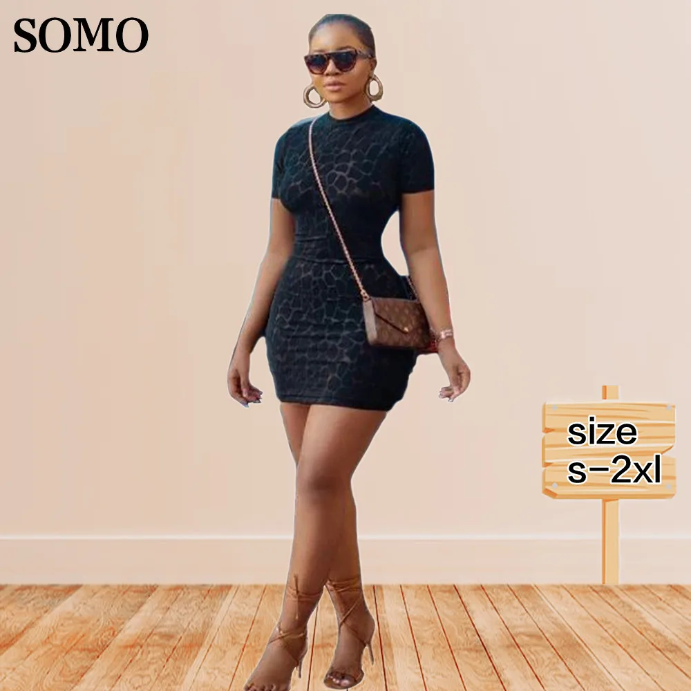Fashion Print Sexy Casual Short Sleeve Black Leopard Print Mini Dress Summer 2022 Women's Clothing Wholesale Dropshipping
Fashion Print Sexy Casual Short Sleeve Black Leopard Print Mini Dress Summer 2022 Women's Clothing Wholesale Dropshipping