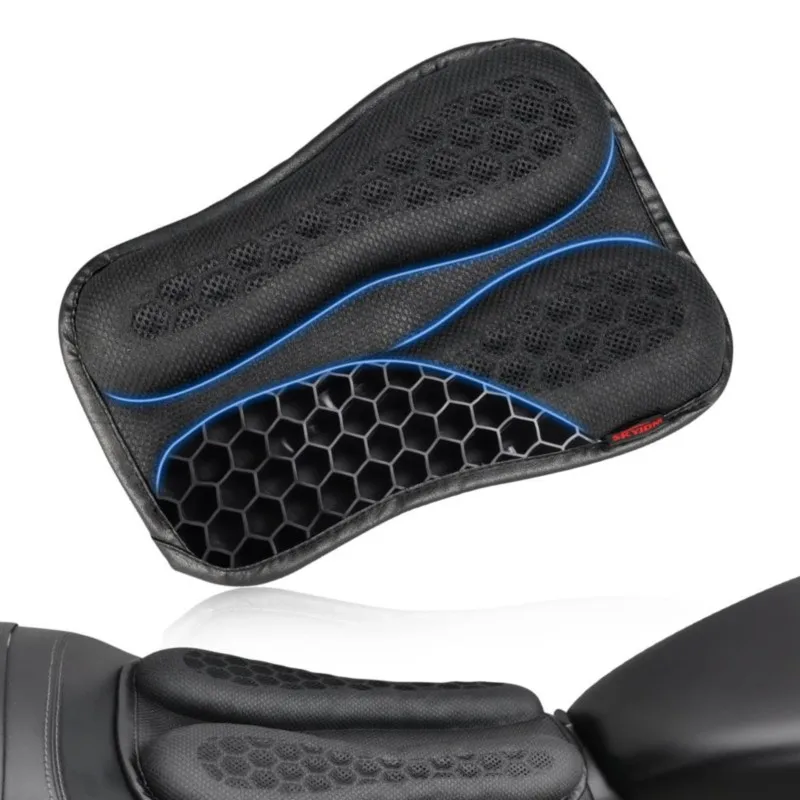 Motorcycle Gel Seat Cushion 3D Honeycomb Structure Shock Absorption & Breathable Motorbike Seat Pad Foldable Motorcycle Saddle
Motorcycle Gel Seat Cushion 3D Honeycomb Structure Shock Absorption & Breathable Motorbike Seat Pad Foldable Motorcycle Saddle