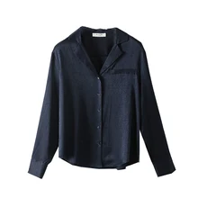 Notched Collar Shirt Women Natural Silk Thin 2022 Summer Spring Button Office Lady Poplin Dress Shirts Single Breasted
Notched Collar Shirt Women Natural Silk Thin 2022 Summer Spring Button Office Lady Poplin Dress Shirts Single Breasted