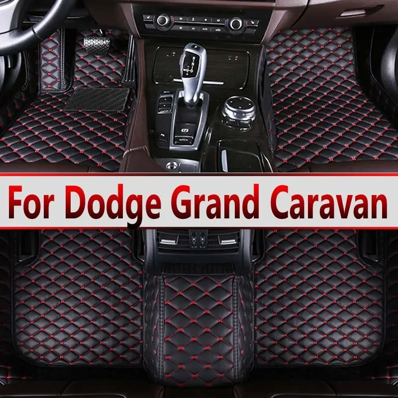 

Автомобильные коврики, напольные водонепроницаемые автомобильные коврики для Dodge Grand Caravan 2008 ~ 2020, 7 сидений, автомобильные аксессуары для интерьера
