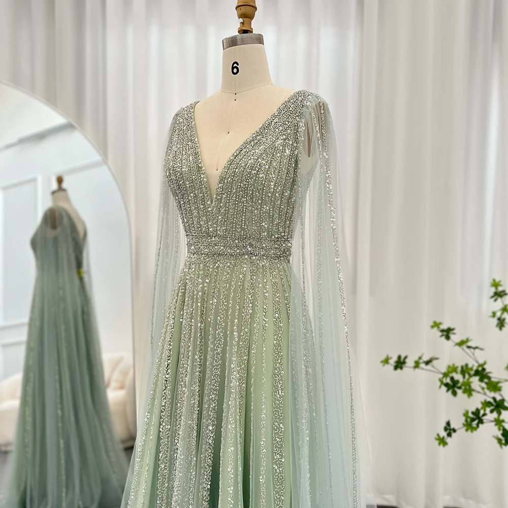 Luxury Blue Dubai Evening Dresses with Cape Sleeve Elegant Arabic Green Nude Prom Gown for Women Wedding Party 19 Mallzona Sc504d5393af14959a0664963bd96f356m Luxury Blue Dubai Evening Dresses with Cape Sleeve Elegant Arabic Green Nude Prom Gown for Women Wedding Party Mallzona