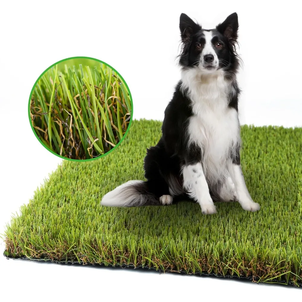 

Artificial Grass Turf 5 ft x 10 ft,1.38 inch Fake Grass Pee Pad for Puppy Potty Training,Faux Grass Rug for Indoor/Outdoor Patio