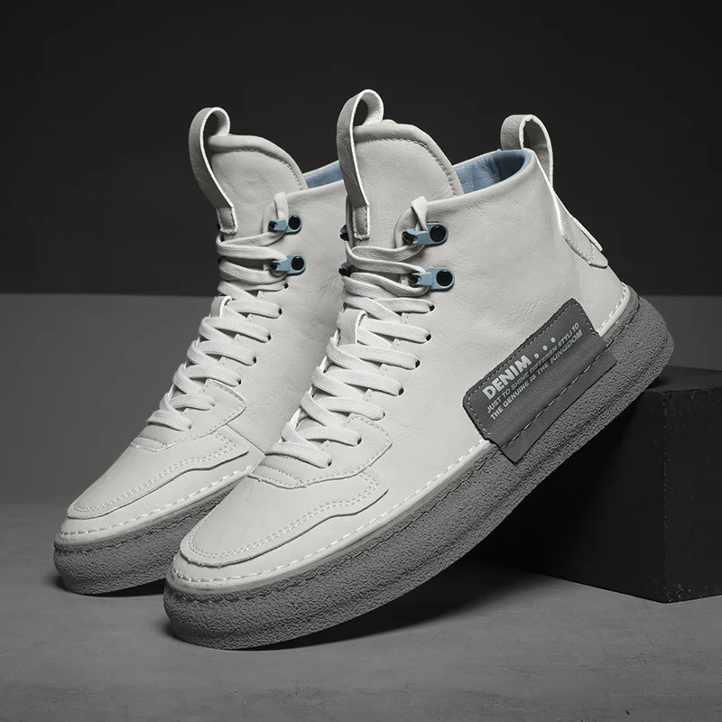 Fashion Casual Men Ankle Boots lace up Handmade Leather Male Shoes Breathable Botas De Hombre Comfort Hard-wearing men sneakers
Fashion Casual Men Ankle Boots lace up Handmade Leather Male Shoes Breathable Botas De Hombre Comfort Hard-wearing men sneakers
