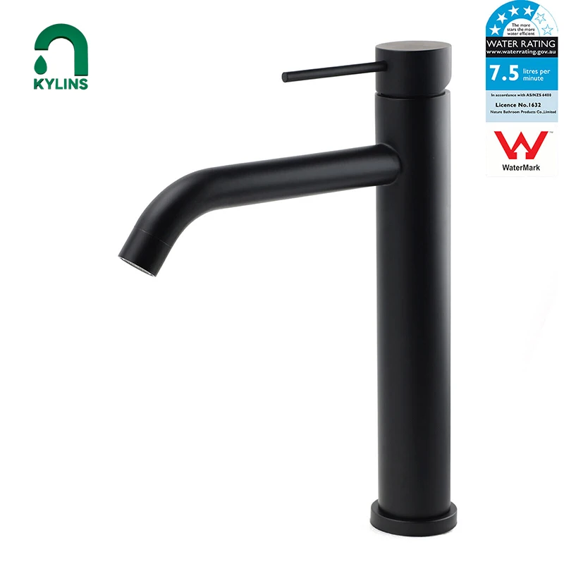 

KYLINS Wash Basin Faucet Bathroom Faucet for Kitchen Sink Matte Black Washhand Stand Bathtub Faucets Bathroom Mixer Tap Shower