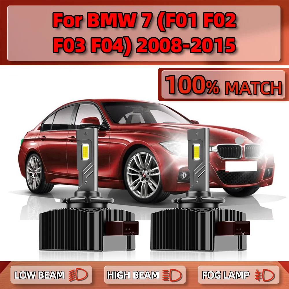 D1S LED Headlights Bulbs 120W 29000LM Car HID Xenon Lights 12V Plug&Play For BMW 7 (F01 F02 F03 F04) 2008-2012 2013 2014 2015
D1S LED Headlights Bulbs 120W 29000LM Car HID Xenon Lights 12V Plug&Play For BMW 7 (F01 F02 F03 F04) 2008-2012 2013 2014 2015