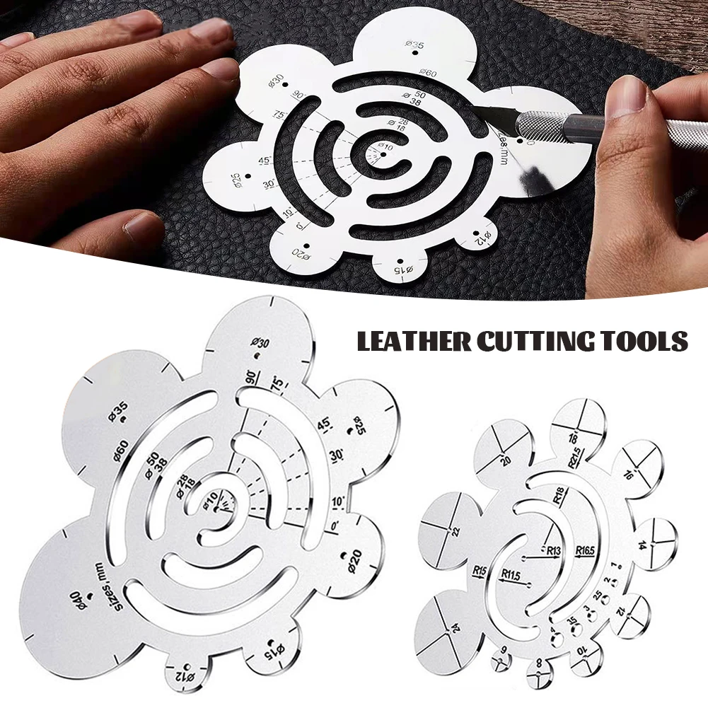 Metal Round Template 1.5mm Thickened Metal Corners Cutting Ruler Perfect For Plastic
Metal Round Template 1.5mm Thickened Metal Corners Cutting Ruler Perfect For Plastic