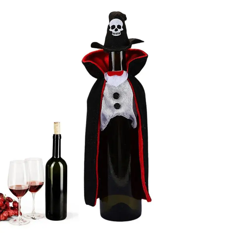 Halloween Wine Bottle Cover Decorative Halloween Wine Cape Halloween Party Favors Bottle Decor for Hotel Banquet Restaurant Home
Halloween Wine Bottle Cover Decorative Halloween Wine Cape Halloween Party Favors Bottle Decor for Hotel Banquet Restaurant Home