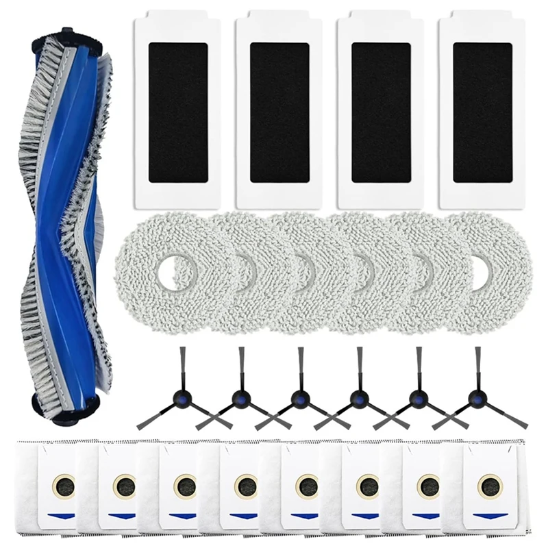Для Ecovacs Deebot T30 PRO OMNI / T30 Max / T30 / DDX14 Запчасти для пылесоса основная боковая щетка HEPA фильтр Швабра
Для Ecovacs Deebot T30 PRO OMNI / T30 Max / T30 / DDX14 Запчасти для пылесоса основная боковая щетка HEPA фильтр Швабра