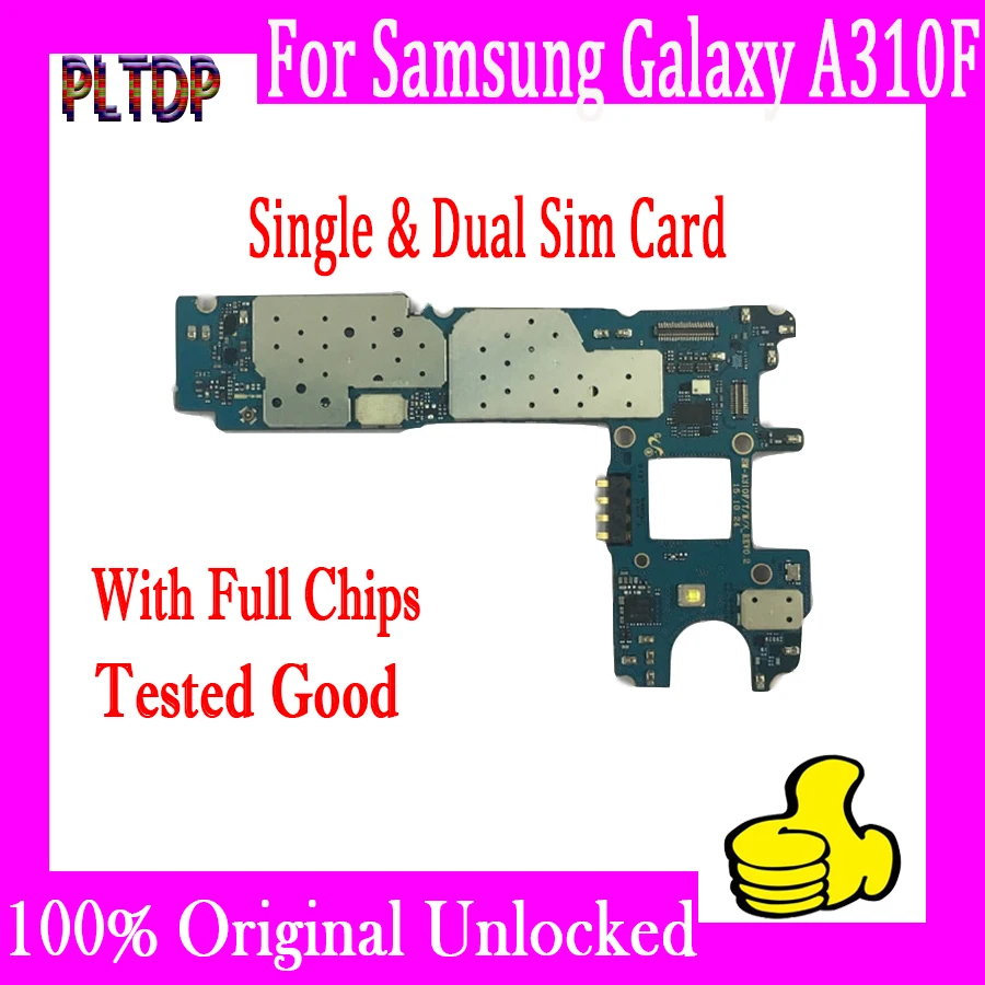 For Samsung Galaxy A3 A310F Motherboard Orignal Mainboard Full Chips Replacement Logic Board With Android System Plate
For Samsung Galaxy A3 A310F Motherboard Orignal Mainboard Full Chips Replacement Logic Board With Android System Plate