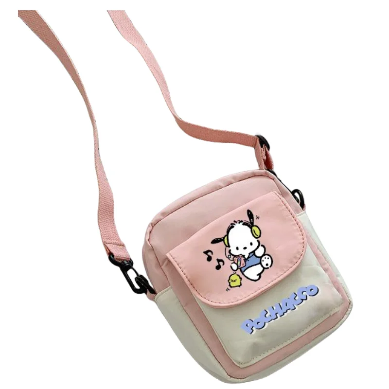 

Sanrio cute cartoon Pochacco anime surrounding junior high school students girls hand-held single-shoulder Messenger printed bag