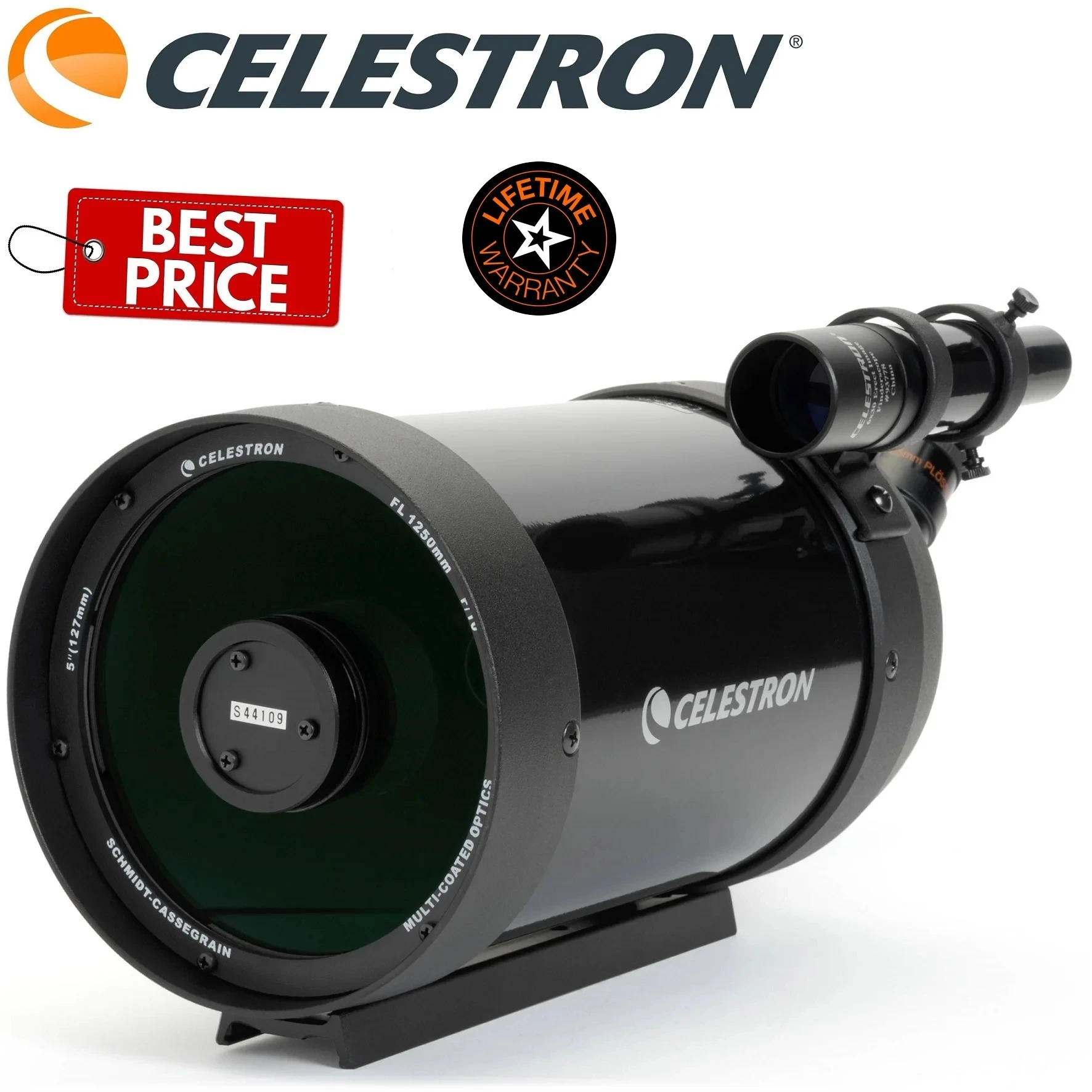 Телескоп астрономический Celestron C5, 5 дюймов, 127 мм, с отверстием под давлением, SCT schмитт, OTA #52291
Телескоп астрономический Celestron C5, 5 дюймов, 127 мм, с отверстием под давлением, SCT schмитт, OTA #52291