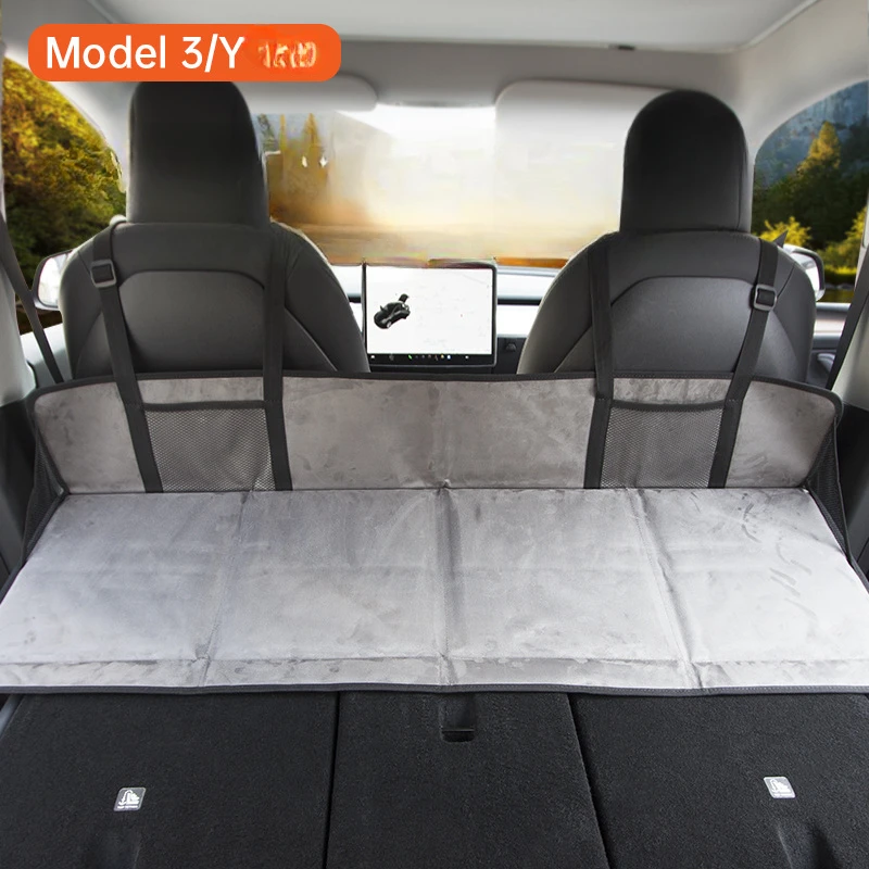 For Tesla Model 3 Y Rear Headrest Car Bed Folding Extension Pad Camping Mattress Modification Accessory for Comfort Travel
For Tesla Model 3 Y Rear Headrest Car Bed Folding Extension Pad Camping Mattress Modification Accessory for Comfort Travel