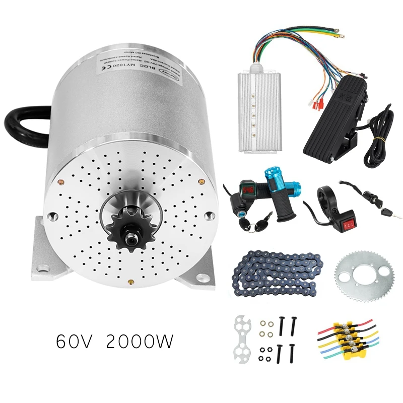60V 2000W High Torque Brushless dc Motor for ATV Electric Scooter 
60V 2000W High Torque Brushless dc Motor for ATV Electric Scooter