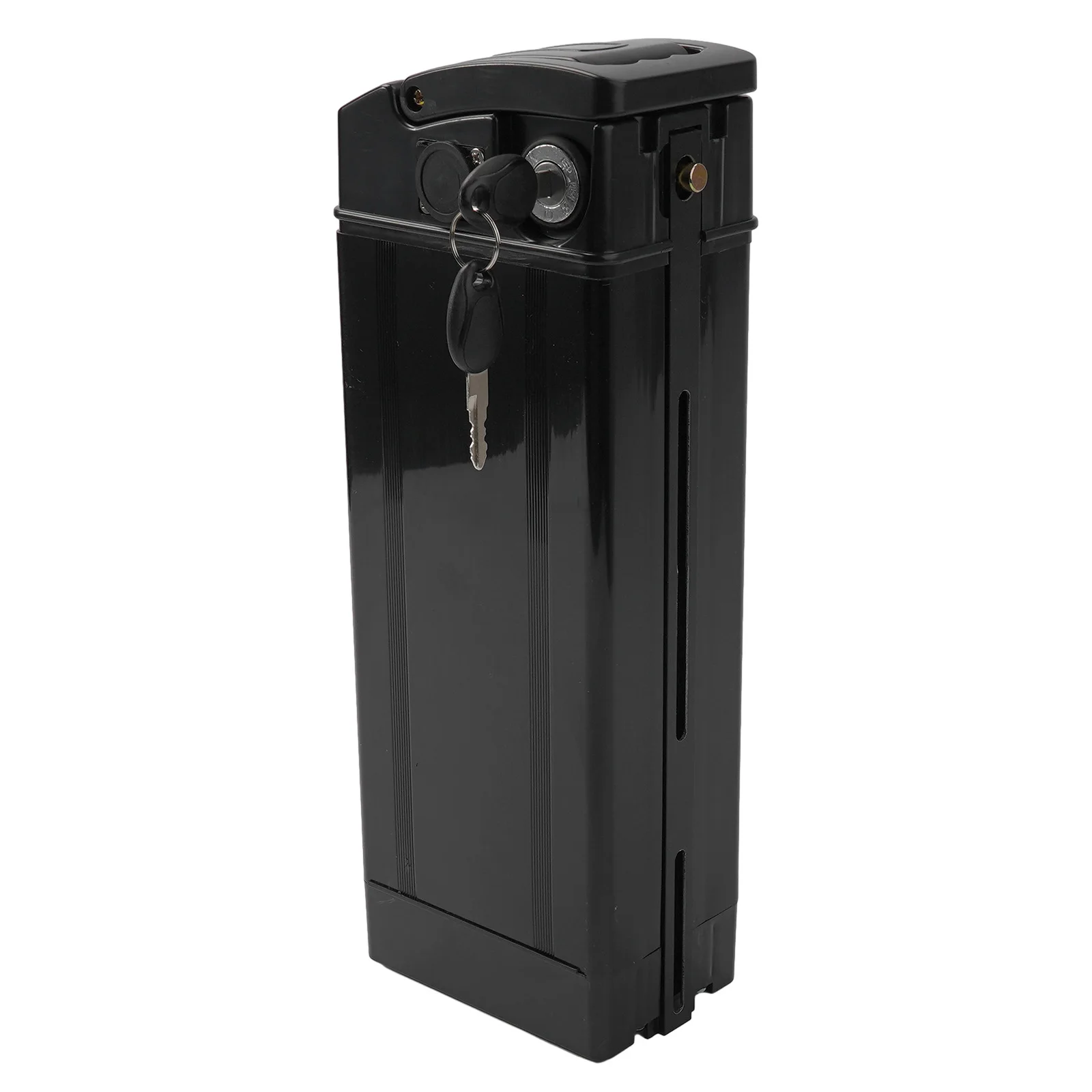 Convenient Electric Bike Battery Box, Ebike Holder Case with Charging Socket, Output Port, Designed for Electric Vehicles
Convenient Electric Bike Battery Box, Ebike Holder Case with Charging Socket, Output Port, Designed for Electric Vehicles