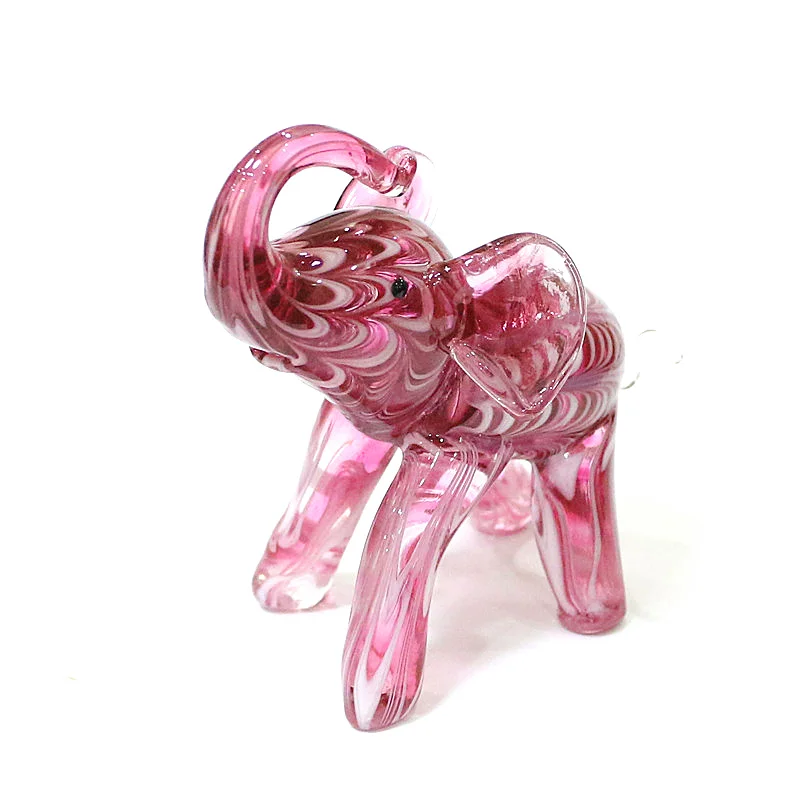 Fuchsia Murano Glass Elephant Figurines European Style Animal Small Statue Ornaments Home Living Room Tabletop Decor Collection
Fuchsia Murano Glass Elephant Figurines European Style Animal Small Statue Ornaments Home Living Room Tabletop Decor Collection