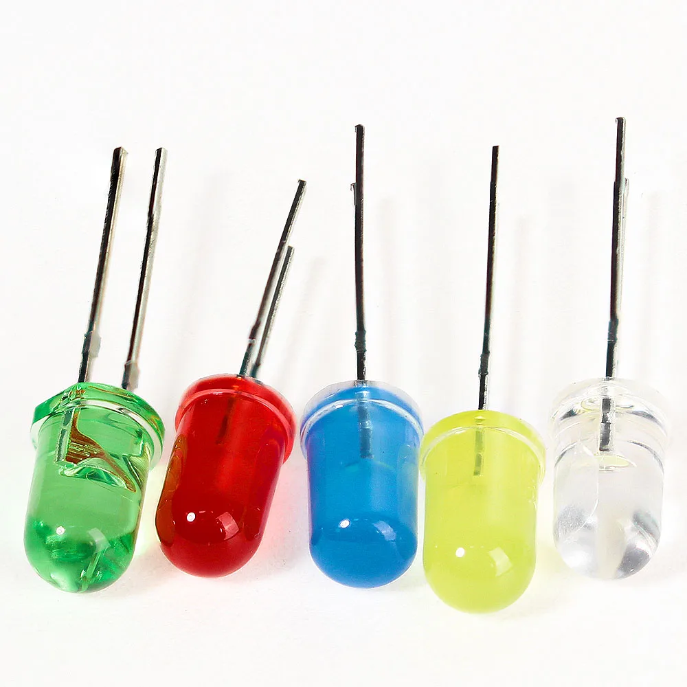 100pcs/set 5MM LED Diodes Kit F5 LED Lights Emitting Diodes Assortment Set Kit Red Green Yellow Blue White diy Electronics set
100pcs/set 5MM LED Diodes Kit F5 LED Lights Emitting Diodes Assortment Set Kit Red Green Yellow Blue White diy Electronics set