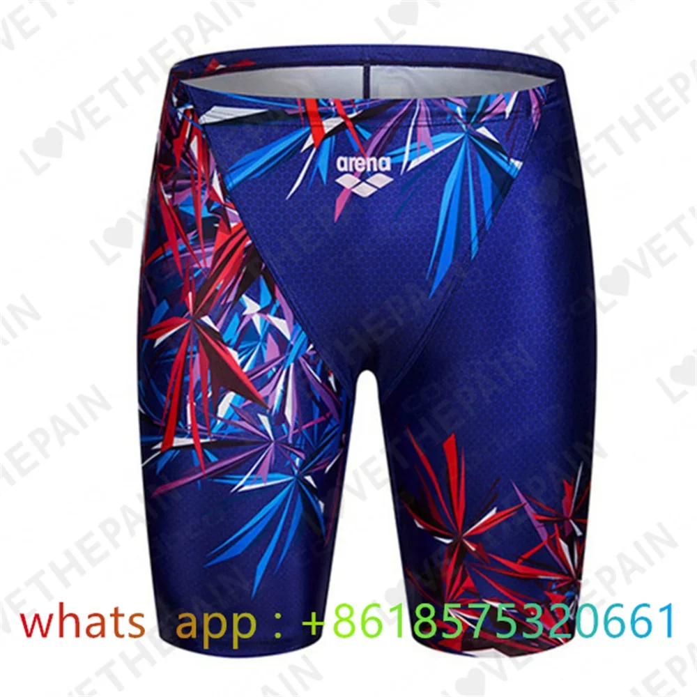 

2023 Men's Tight Surf Shorts Beach Swimming Jammers Trunks Breathable Swimwear Jammer Gym Swim Run Athletic Training Swim Pants