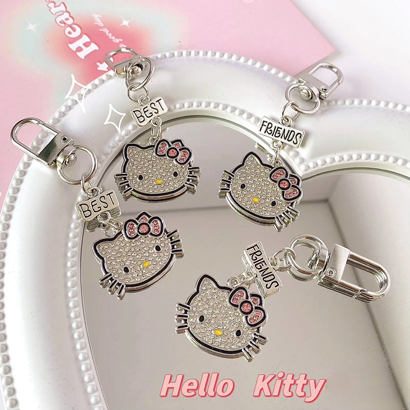 Kawaii Sanrio Anime Hello Kitty Sweet Keychain Pendant Cute Cartoon Girly Heart Bag Charm Cute Things for Girls 
Kawaii Sanrio Anime Hello Kitty Sweet Keychain Pendant Cute Cartoon Girly Heart Bag Charm Cute Things for Girls