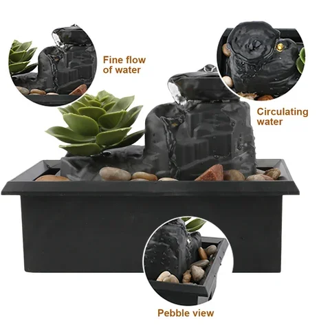 Flowing Water Waterfall Unique Shape Garden Home Desktop Office Yard Decoration Supplies Water Fountain
Flowing Water Waterfall Unique Shape Garden Home Desktop Office Yard Decoration Supplies Water Fountain