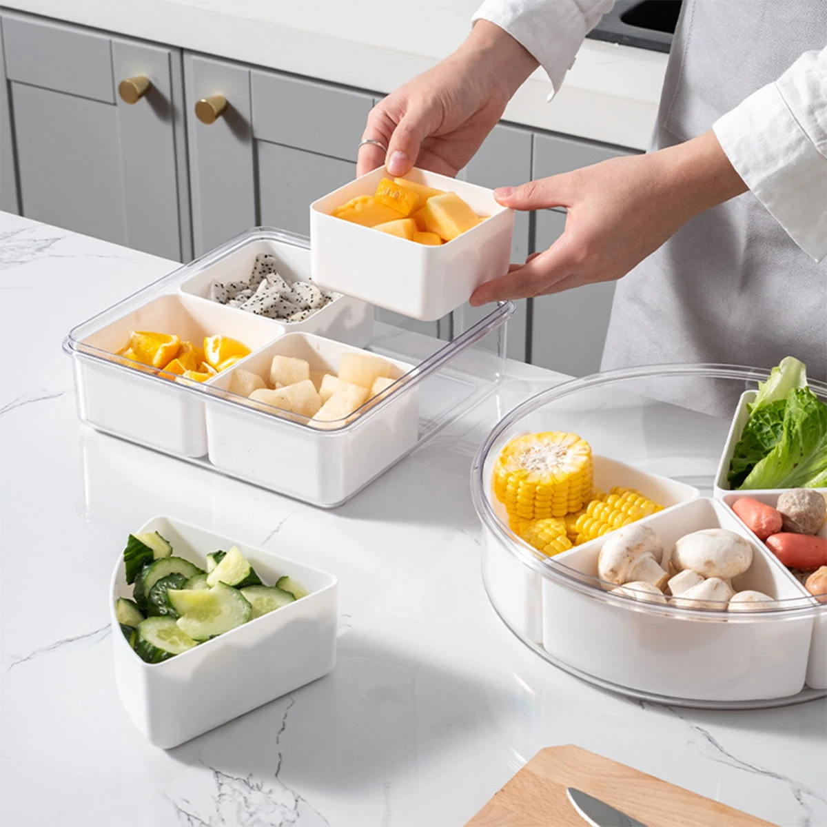 Лоток для закусок, коробка для сушеных фруктов, лоток для фруктов, прозрачный отсек, коробка для хранения фруктов и овощей, многофункциональная коробка для свежести
Лоток для закусок, коробка для сушеных фруктов, лоток для фруктов, прозрачный отсек, коробка для хранения фруктов и овощей, многофункциональная коробка для свежести