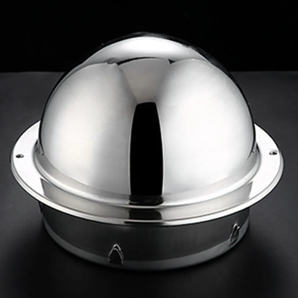 Stainless Steel Ventilation Grille with Anti Insect Net and Hemispherical Hood Ideal for Dryers and Range Hoods
Stainless Steel Ventilation Grille with Anti Insect Net and Hemispherical Hood Ideal for Dryers and Range Hoods