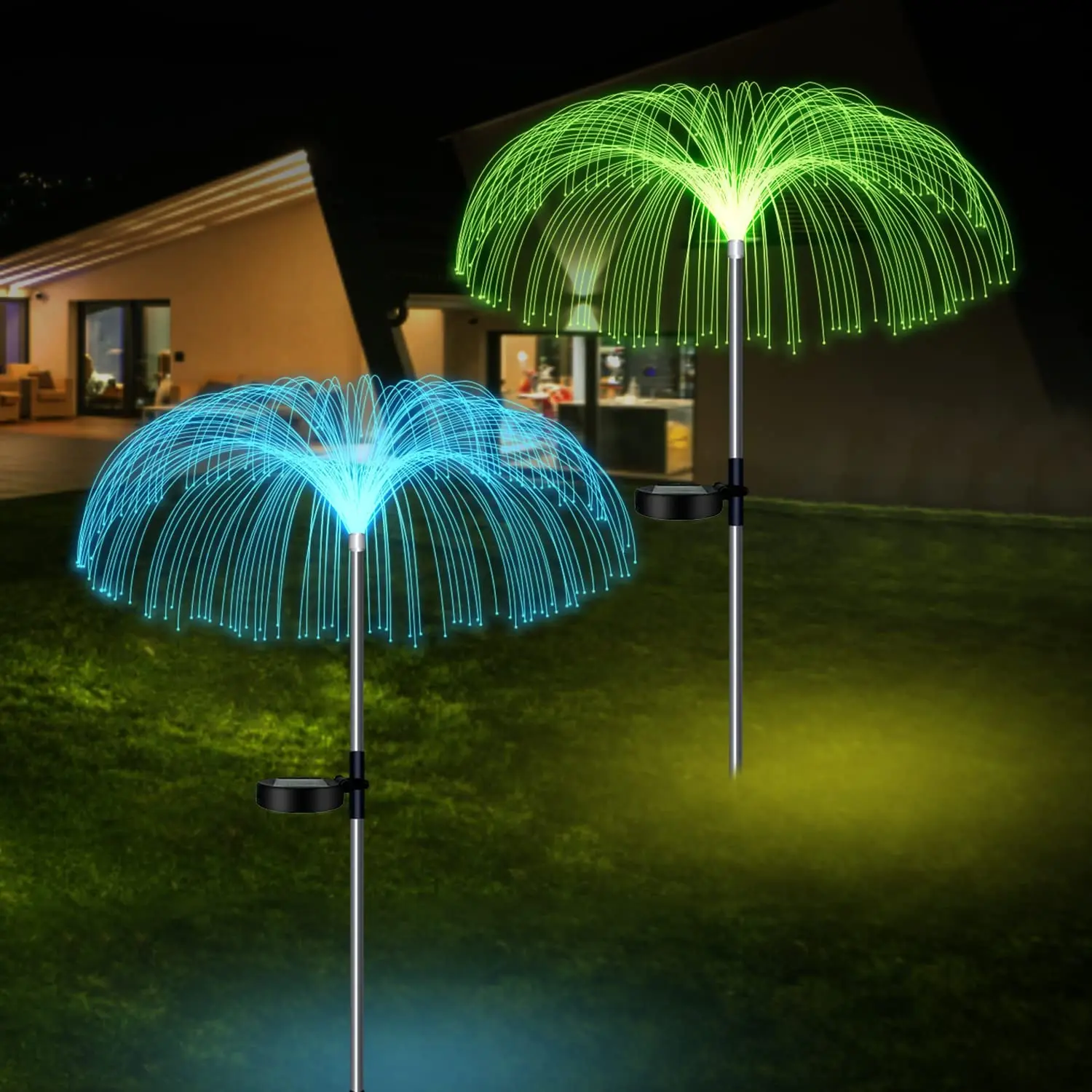 

Solar Garden Lights Outdoor Waterproof Jellyfish Lawn Light RGB Changing Color Landscape Light for Yard/Pathway/Holiday Decor