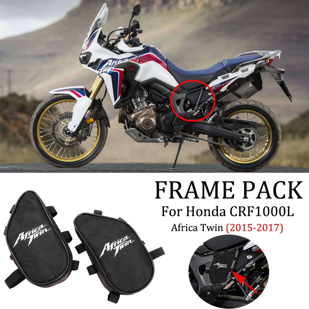 

Motorcycle For Honda CRF1000L Africa Twin 2015 2016 2017 CRF 1000 L Repair Tool Placement Bag Frame Package Toolbox Waterproof