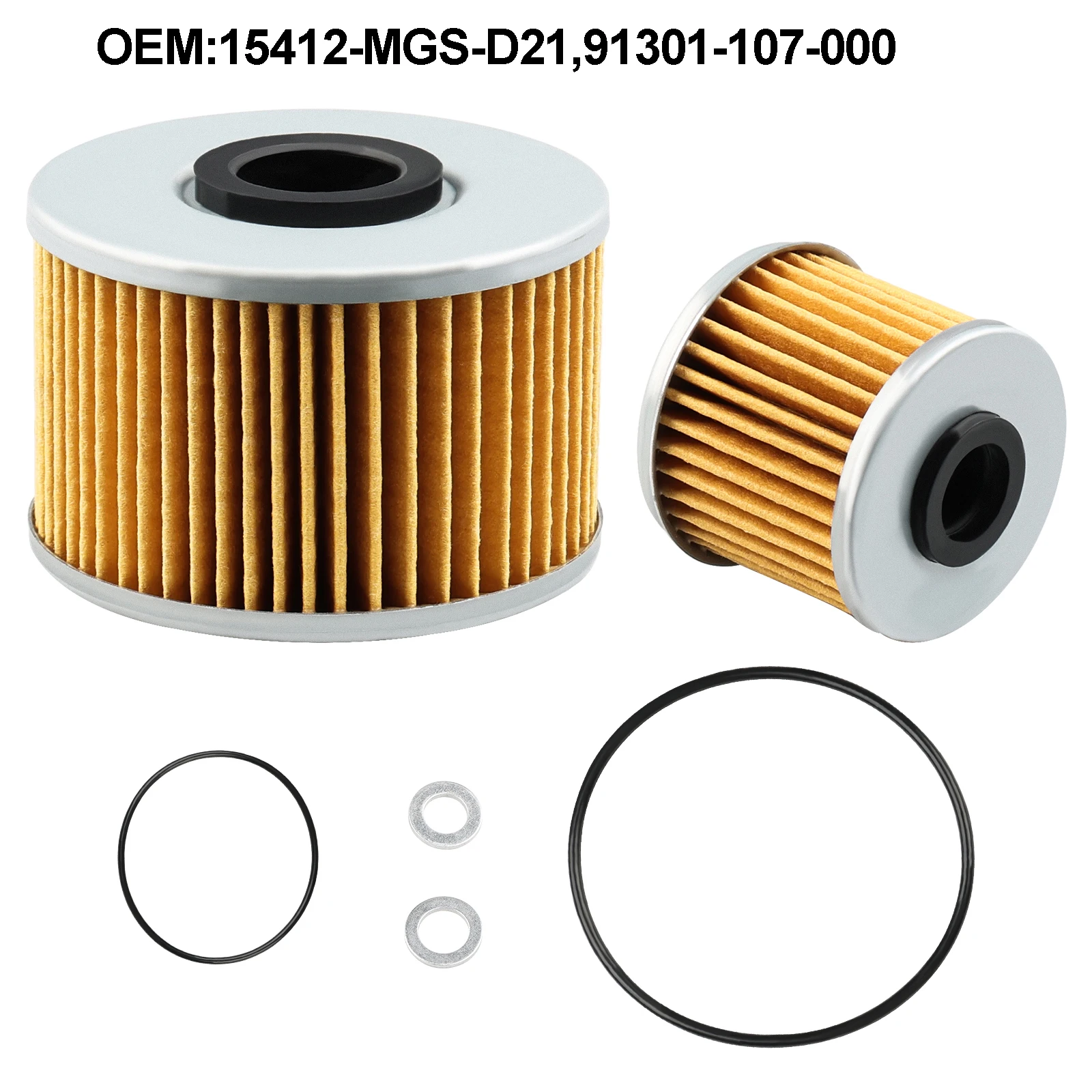 

Oil Filter Cleaner For Honda Pioneer 1000 1000-5 2016-2020 15412-MGS-D21 91301-107-000 91302-PA9-003 94109-14000 94109-12000