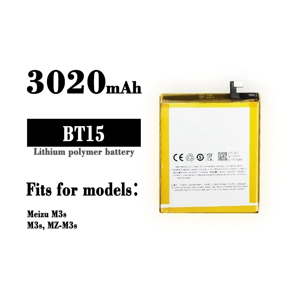 Новый аккумулятор 3020 мАч BT15 для телефона Meizu M3S аккумулятор + Инструменты
Новый аккумулятор 3020 мАч BT15 для телефона Meizu M3S аккумулятор + Инструменты