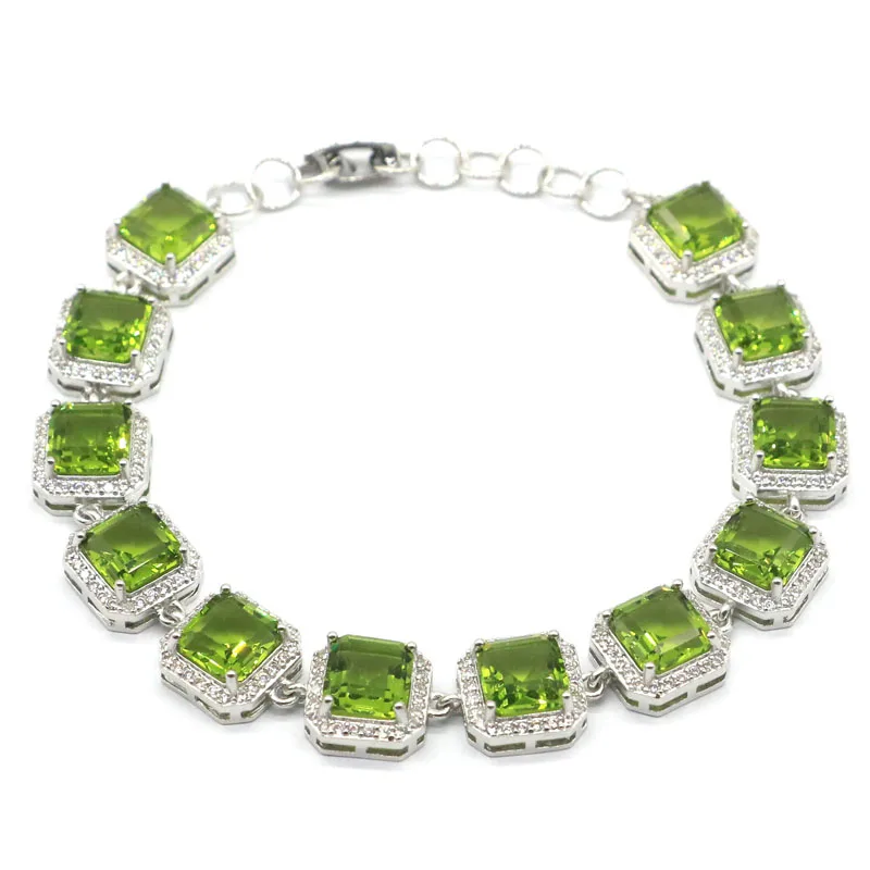 22g 925 SOLID STERLING SILVER BRACELET Luxury Green Peridot Violet Tanzanite Blue Topaz White CZ Birthday Gift Highly Recommend
22g 925 SOLID STERLING SILVER BRACELET Luxury Green Peridot Violet Tanzanite Blue Topaz White CZ Birthday Gift Highly Recommend