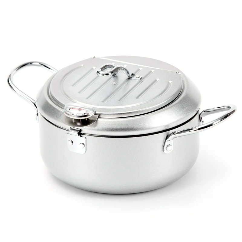 Japan Tempura Frying Pan Household Mini Deep Filter Oil Pan With Thermometer Frying Pan Stainless Steel Household
Japan Tempura Frying Pan Household Mini Deep Filter Oil Pan With Thermometer Frying Pan Stainless Steel Household