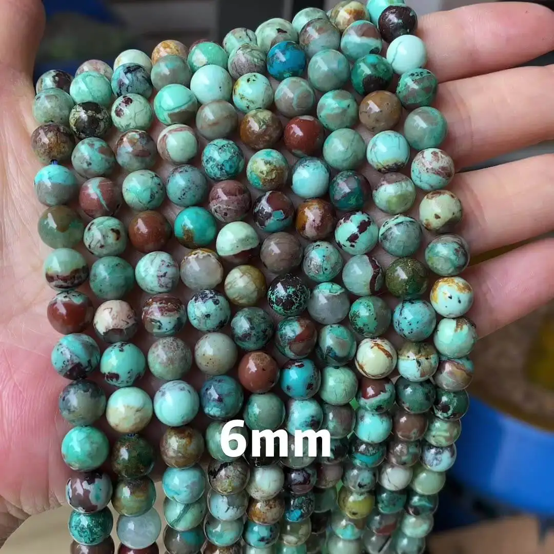 Green Gemstone Natural Stone Loose Round Beads Strand Turquoise Chrysocolla Azurite For Jewlry DIY Making
Green Gemstone Natural Stone Loose Round Beads Strand Turquoise Chrysocolla Azurite For Jewlry DIY Making