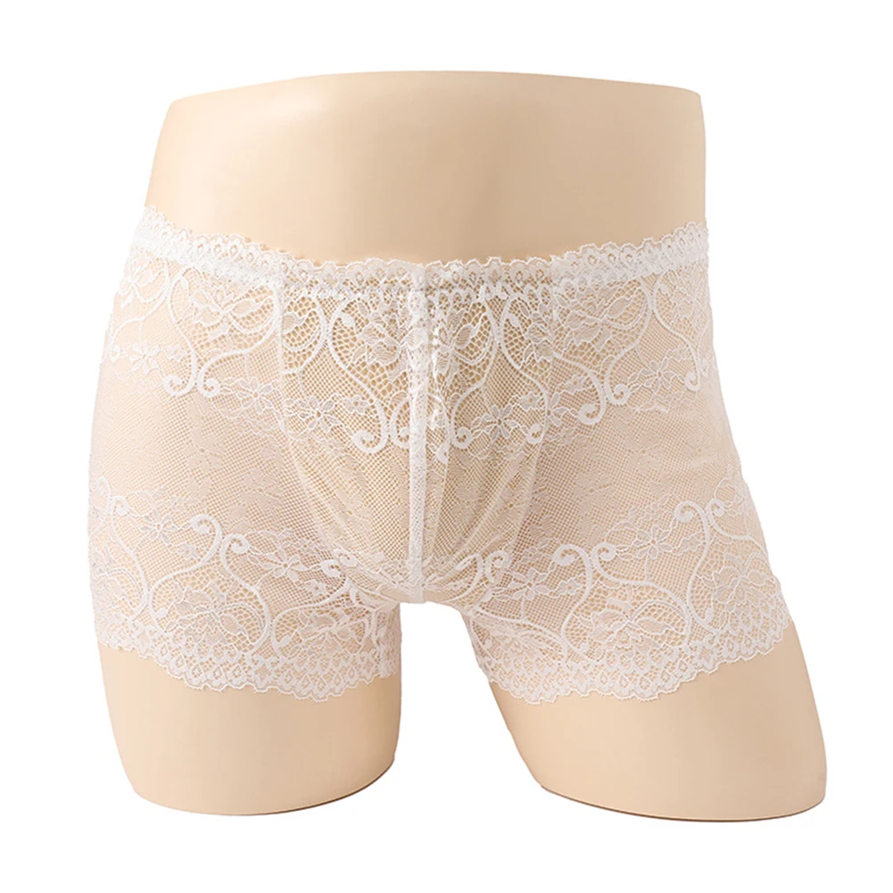 Sexy Mens Transparent Lace Panties Underwear Elastic Lingerie Boxers Pouch Boxer Briefs Breathable Boxer Shorts Solid Underpants
Sexy Mens Transparent Lace Panties Underwear Elastic Lingerie Boxers Pouch Boxer Briefs Breathable Boxer Shorts Solid Underpants