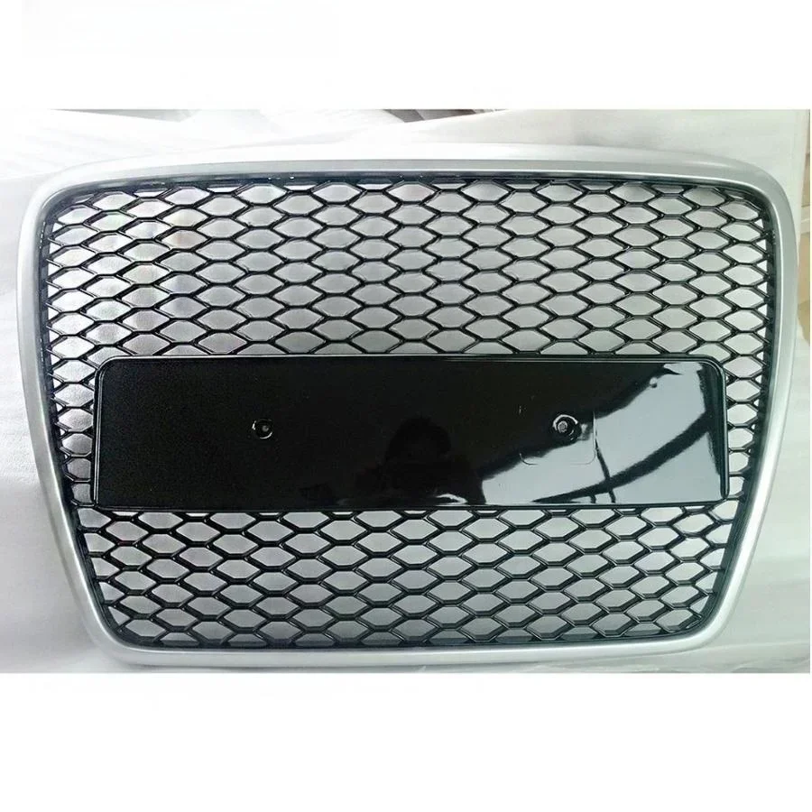 

Car Front Grille For S6/RS6 Style Front Bumper Grille Mesh Hood Grill Grille for A6 C6 S6 4F SFG 05-11 car-styling