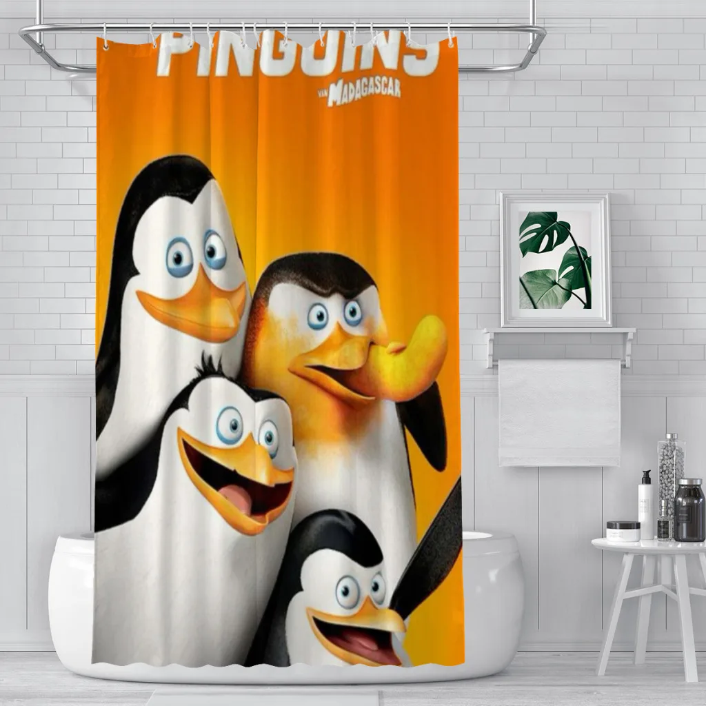 

Madagascar Shower Curtain for Bathroom Aesthetic Room Decoration