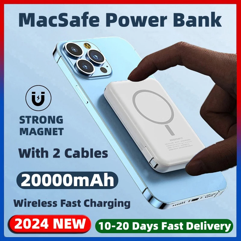 Внешний аккумулятор Macsafe на 10 000 мА · ч, магнитное Беспроводное зарядное устройство для iPhone 12, 13, 14, 15, Samsung, внешний вспомогательный резервный аккумулятор
Внешний аккумулятор Macsafe на 10 000 мА · ч, магнитное Беспроводное зарядное устройство для iPhone 12, 13, 14, 15, Samsung, внешний вспомогательный резервный аккумулятор
