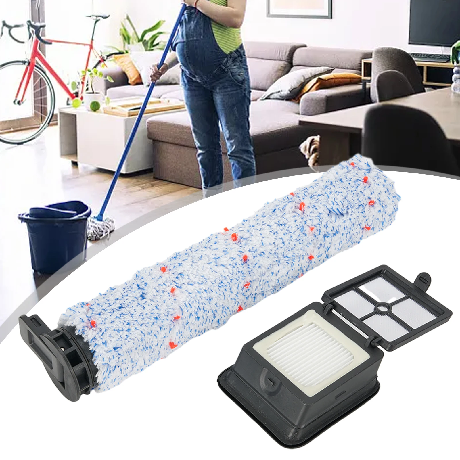 1PCS Rug Microfiber Roller Brush Filter Set For AlfaBot T30 T36 Cordless Wet Dry Vacuum Cleaner Roller Screen Kit Parts
1PCS Rug Microfiber Roller Brush Filter Set For AlfaBot T30 T36 Cordless Wet Dry Vacuum Cleaner Roller Screen Kit Parts