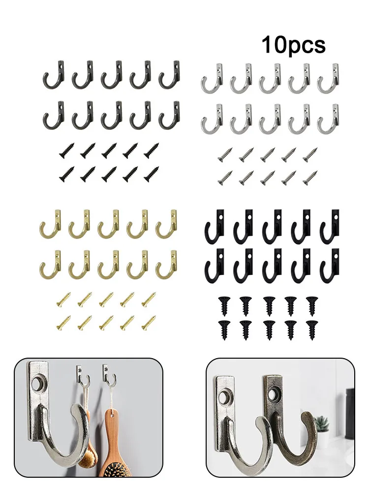 10pcs Vintage Hooks Wall Mounted Cast Coat Hook Door Robe Clothes Hangings Home Storage Racks Holder Multi-Purpose Hook
10pcs Vintage Hooks Wall Mounted Cast Coat Hook Door Robe Clothes Hangings Home Storage Racks Holder Multi-Purpose Hook
